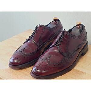 Florsheim Imperial Burgundy Oxblood Wingtip Dress Shoes Size 10D